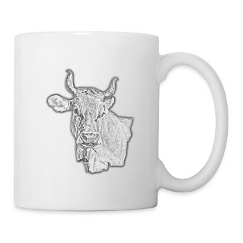Pencil cow - Mug - white - Right