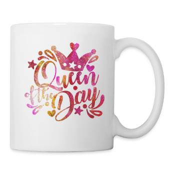 Reine du jour - Mug blanc - blanc - Droite