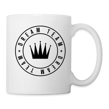 dream team krone cercle - Mug blanc - blanc - Droite