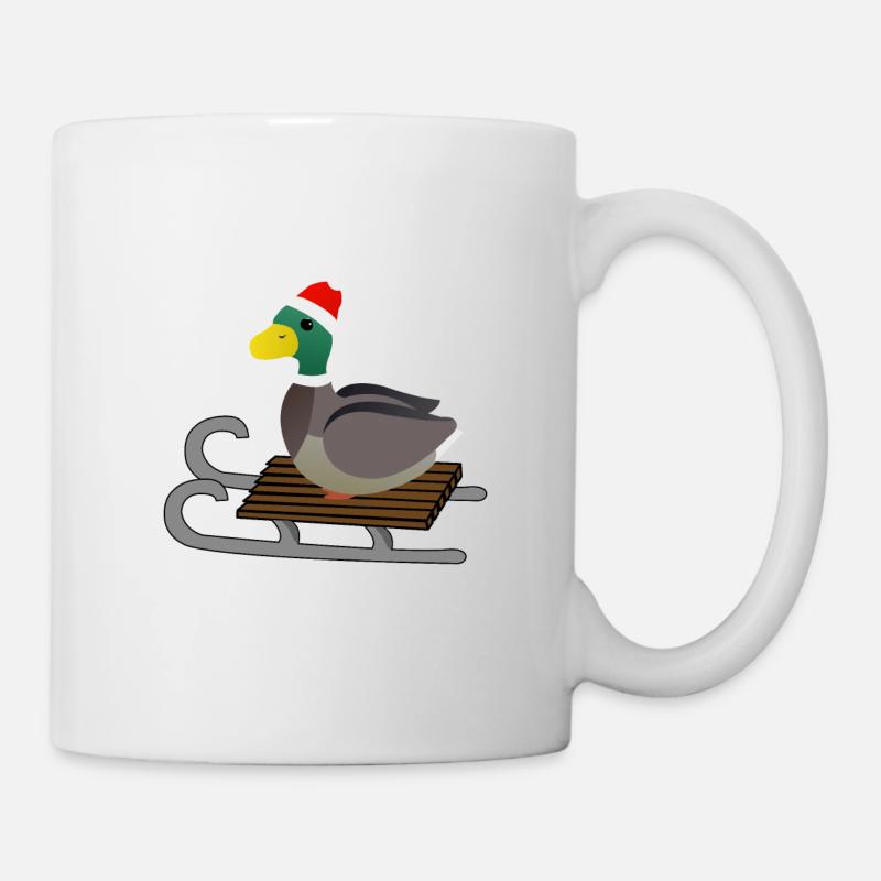Ente - Tasse - Weiß