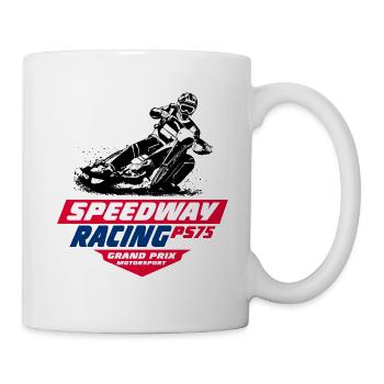 Speedway - Motorcycle Speedway - Tasse - Weiß - Rechts