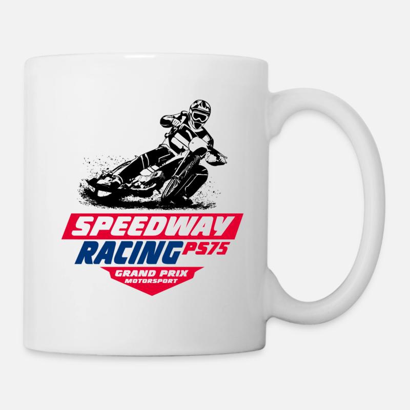 Speedway - Motorcycle Speedway - Mug - white