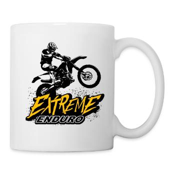 Enduro Offroad - Tasse - Weiß - Rechts