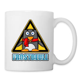 Achtung, Frostbeule - Tasse - Weiß - Rechts