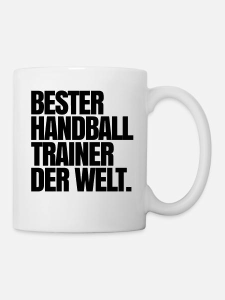 Bester Handball Trainer der Welt - Tasse - Weiß