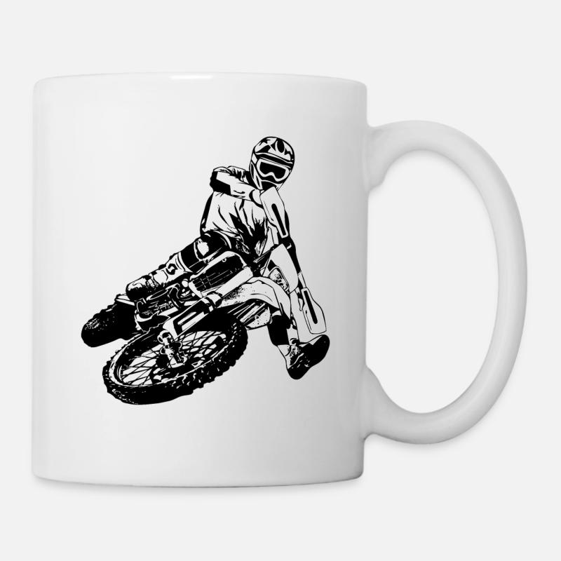 Enduro Offroad - Tasse - Weiß