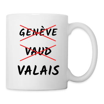 Humour valaisan cadeau genève vaud valais - Mug blanc - blanc - Droite
