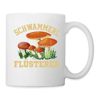Pilzsammler Geschenk Steinpilze - Tasse - Weiß - Rechts
