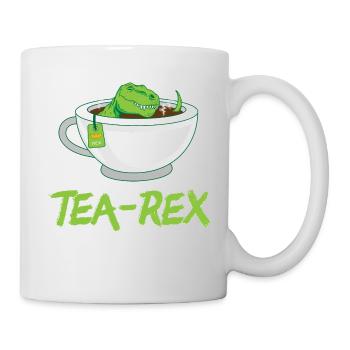 Tea-Rex (T-Rex) Tyrannosaurus Rex - Tasse - Weiß - Rechts