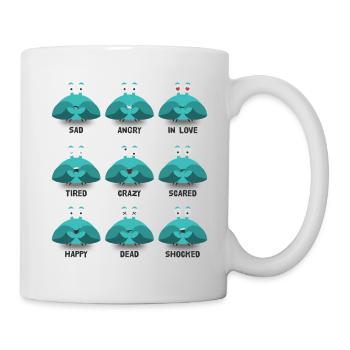 Psycho Lobster's Emotions - Mug - white - Right