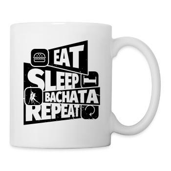 Bachata lustiger Spruch Tanz - Tasse - Weiß - Rechts