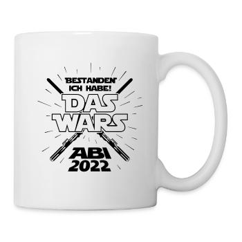 Abi 2022 Das wars Schule Abitur Abschluss Studium - Tasse - Weiß - Rechts