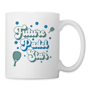 Future Padel Star - Padel Tennis Star - Tasse - Weiß - Rechts