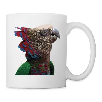 Der Cacique-Papagei - Tasse - Weiß - Rechts