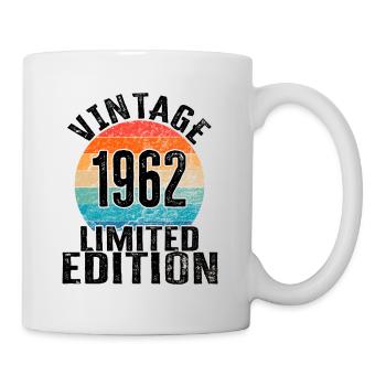 Année de naissance 1962 Vintage Limited Edition Retro - Mug blanc - blanc - Droite