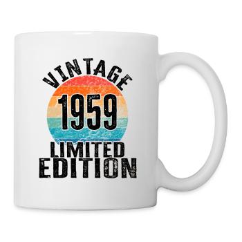 Année de naissance 1959 Vintage Limited Edition Retro - Mug blanc - blanc - Droite
