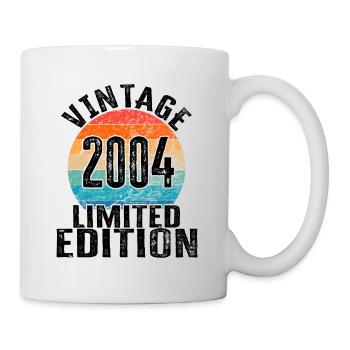 Année de naissance 2004 Vintage Limited Edition Retro - Mug blanc - blanc - Droite