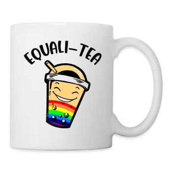 Equali Tea Graphic Tea Lover Tea Drinker Tea Brewi - Tasse - Weiß - Rechts