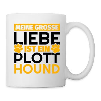 Plott Hound Geschenke lustig - Tasse - Weiß - Rechts