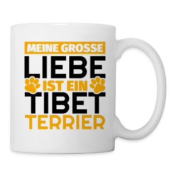 Tibet-Terrier Geschenke lustig - Tasse - Weiß - Rechts