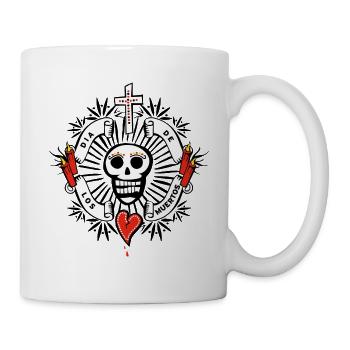 Dia de los Muertos Skeleton Day of the Dead Halloween - Mug - white - Right