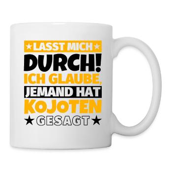 Kojoten - Tasse - Weiß - Rechts