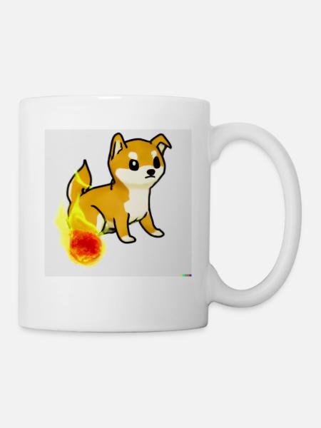 Shiba Inu Fire starter - Mug - white