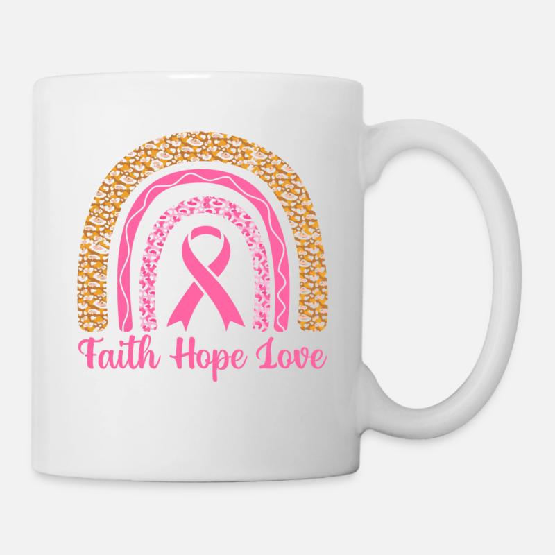 Gegen Brustkrebs - Tasse - Weiß