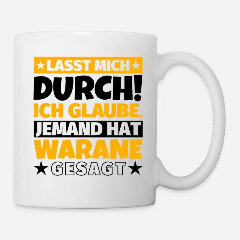Warane - Tasse - Weiß