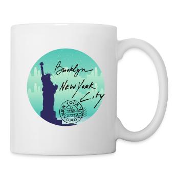 USA, Freiheitsstatue, New York. - Tasse - Weiß - Rechts