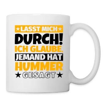 Hummer - Tasse - Weiß - Rechts