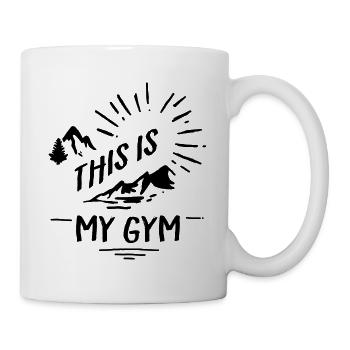 This Is My Gym Bouldering Rock Climbing Bouldering - Tasse - Weiß - Rechts