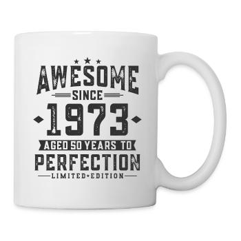 1973 vintage vintage 50 cadeau d’anniversaire - Mug blanc - blanc - Droite