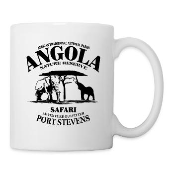 Angola - Eléphant - Mug blanc - blanc - Droite