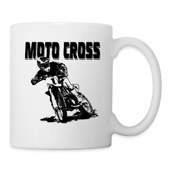 Moto Cross - Motocross - Supercross - Mug - white - Right