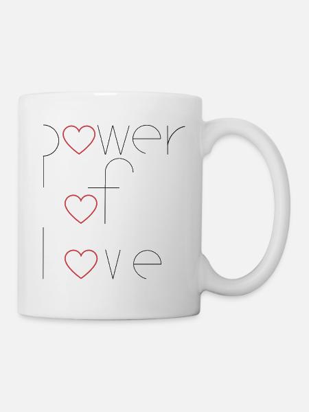 Power of Love - Tasse - Weiß