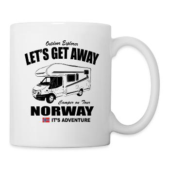 Norway - Camper - Motorhome - Mug - white - Right