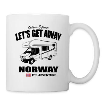 Norway - Camper - Motorhome - Mug - white - Right