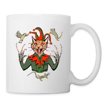 repas du chat joker - Mug blanc - blanc - Droite