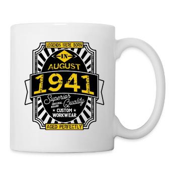 1941 AUGUST - Mug - white - Right