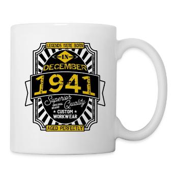 1941 DECEMBER - Mug blanc - blanc - Droite