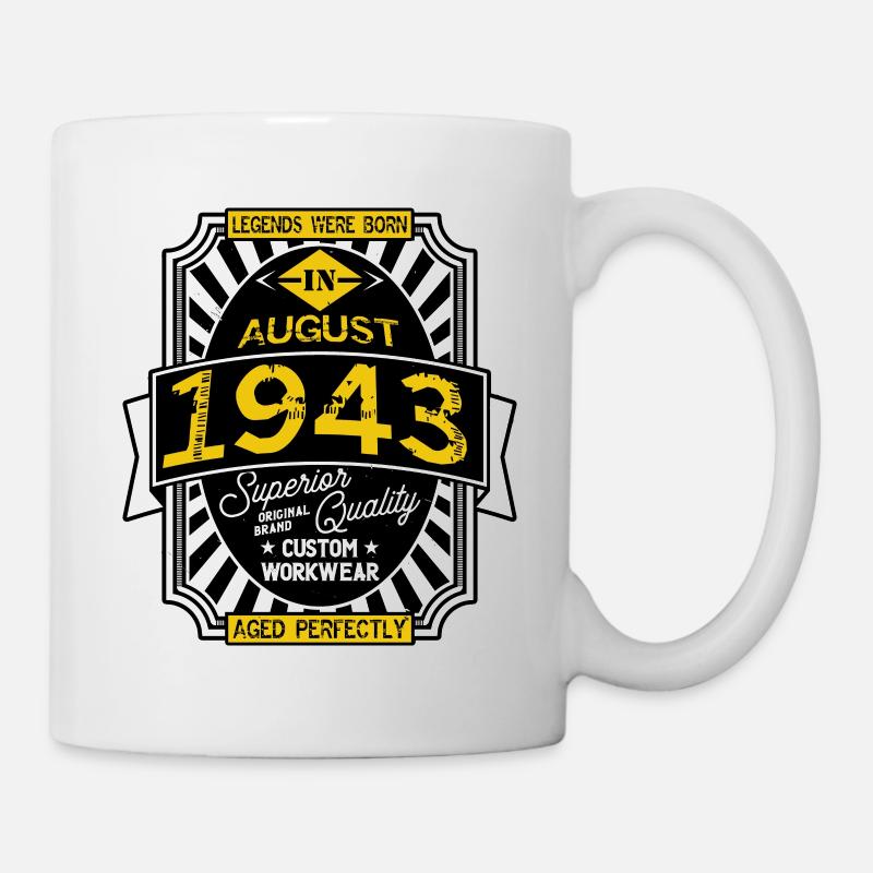 AUGUST 1943 - Tasse - Weiß