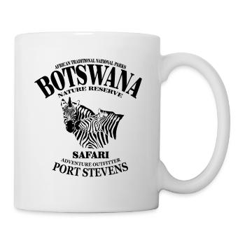 Botswana - Zebra - Tasse - Weiß - Rechts