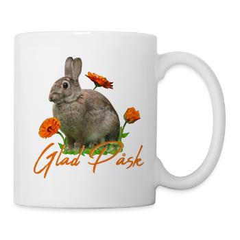 glad pask Frohe Ostern - Tasse - Weiß - Rechts