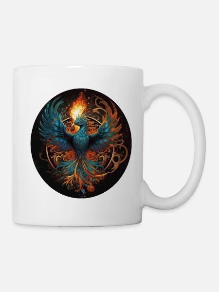 Phönix aus der Asche Geschenk - Tasse - Weiß