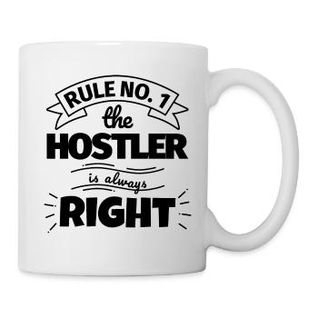 HOSTLER funny gift - Mug - white - Right