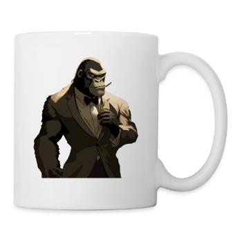 Zogh the gorilla in the costume - Mug - white - Right