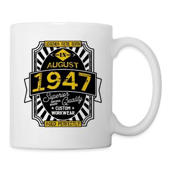 1947 AUGUST - Mug - white - Right