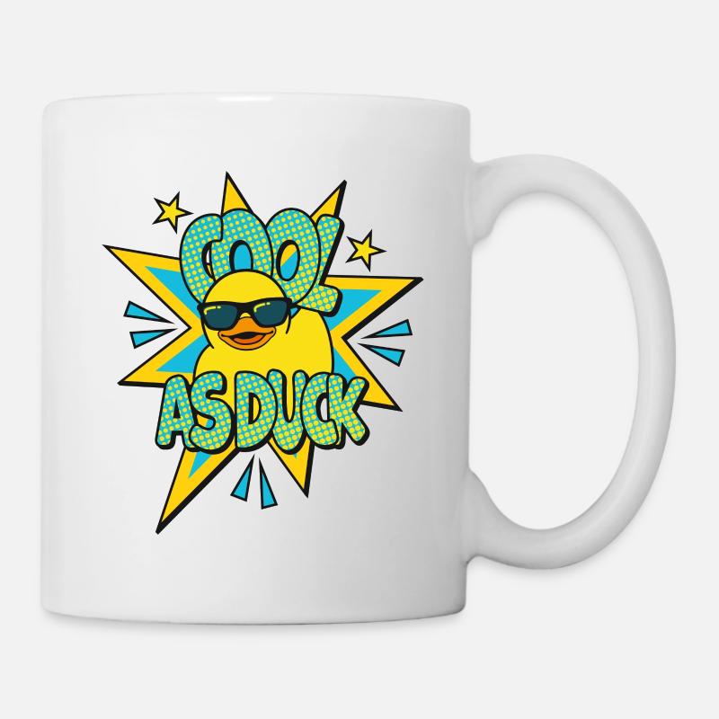 Cool as Duck Rubber Ducks Ducks Ducks - Mug - white
