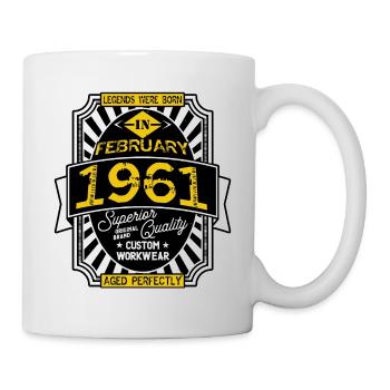 1961 FEBRUARY - Mug - white - Right